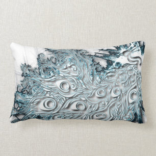 Peacock Lumbar Pillow