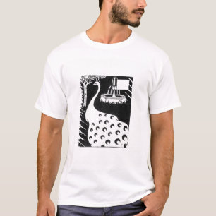 Peacock motif, from 'Le Morte d'Arthur' (litho) T-Shirt