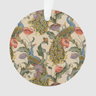 Peacock Motif vintage Art coloré
