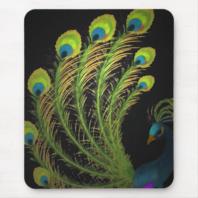 Peacock Mouse Pad (Front)