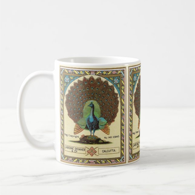 Peacock Mug (Left)