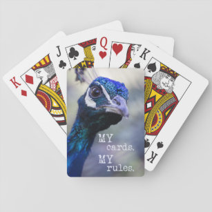 Peacock "My Cards, My Rules" Playing Cards
