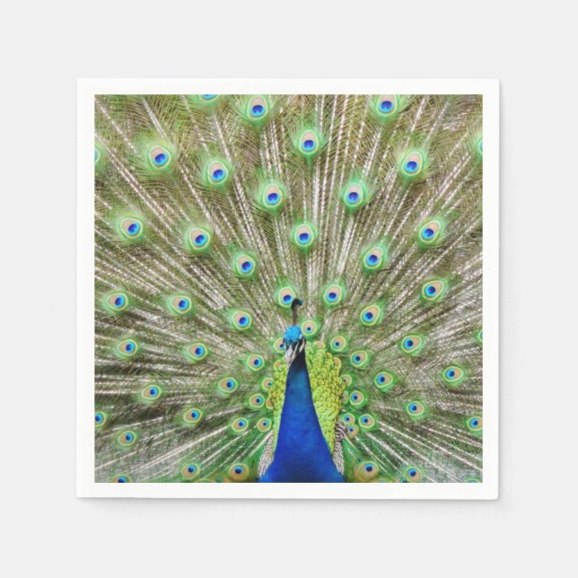 Peacock napkins (Front)