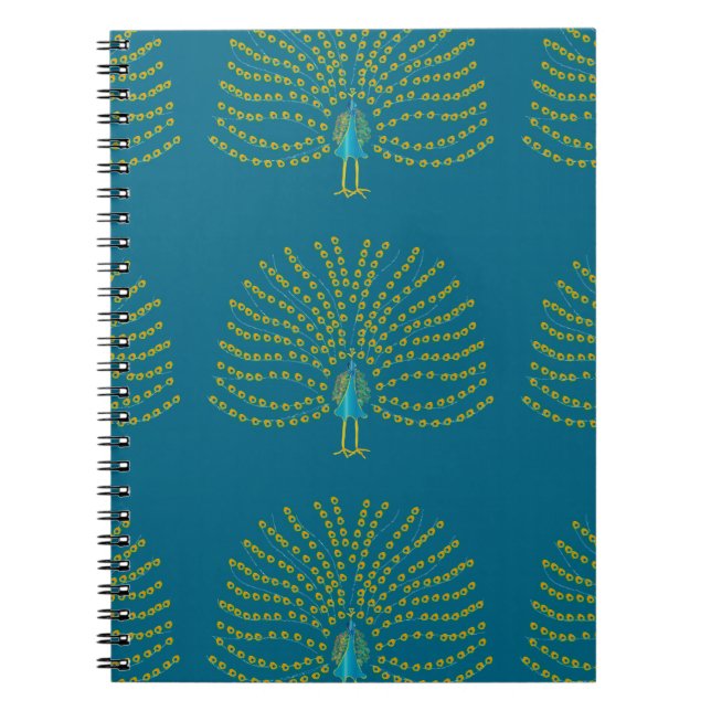 Peacock Notebook (Front)