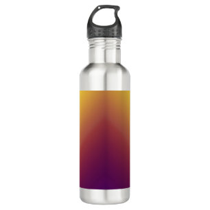 Peacock Ombre Orange 710 Ml Water Bottle