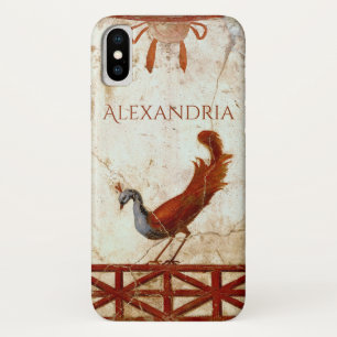 Peacock on Fresco Ancient Roman Antique Painting Case-Mate iPhone Case