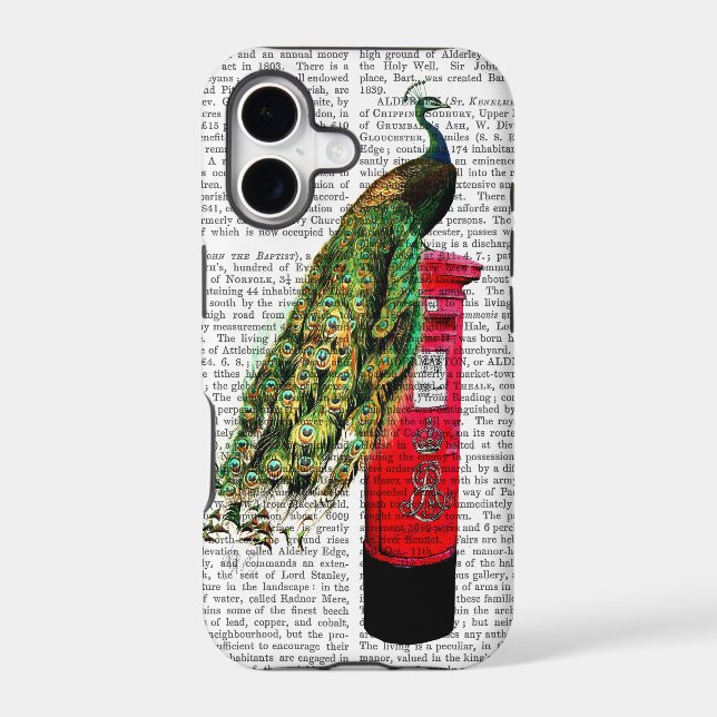 Peacock on Postbox (Back)