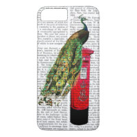 Peacock on Postbox