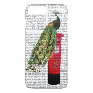 Peacock on Postbox iPhone 8 Plus/7 Plus Case