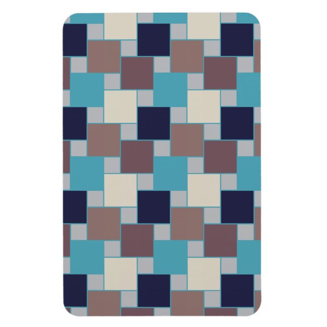 Peacock on the Beach Magnet (Vertical)