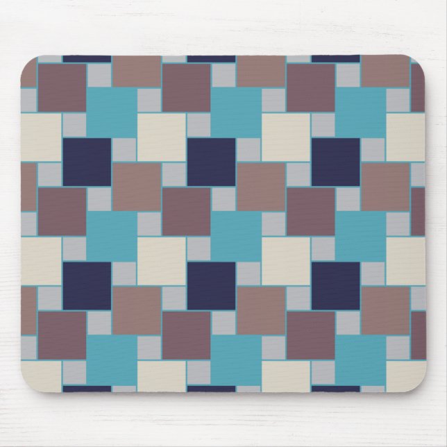 Peacock on the Beach Mouse Pad (Front)