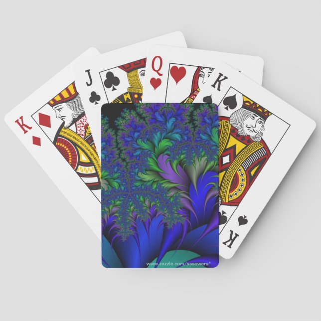 Peacock Ore 2 Playing Cards (Back)