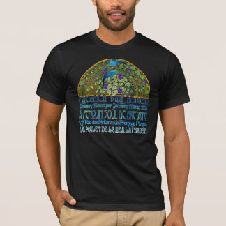 Peacock Pair Blue Two Sided Shirt