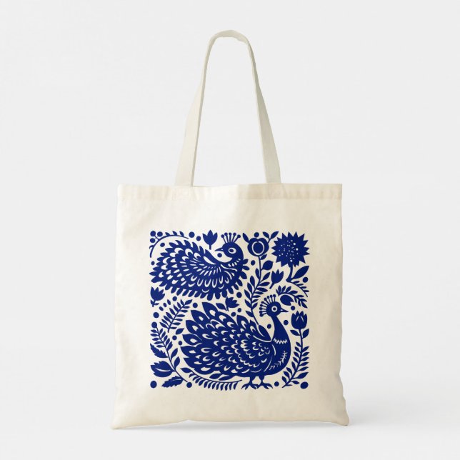 Peacock Paradise  Tote Bag (Back)