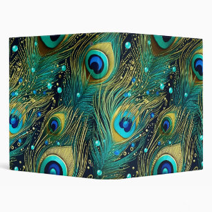 Peacock Passion Throw Pillow Binder