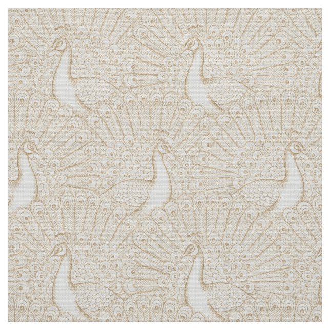 peacock pattern fabric (Swatch)