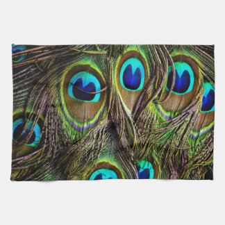 peacock pattern kitchen towel