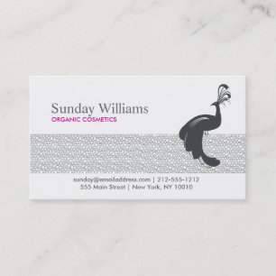 PEACOCK & PEBBLES Business Card
