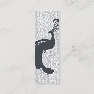 PEACOCK & PEBBLES Slim Business Card