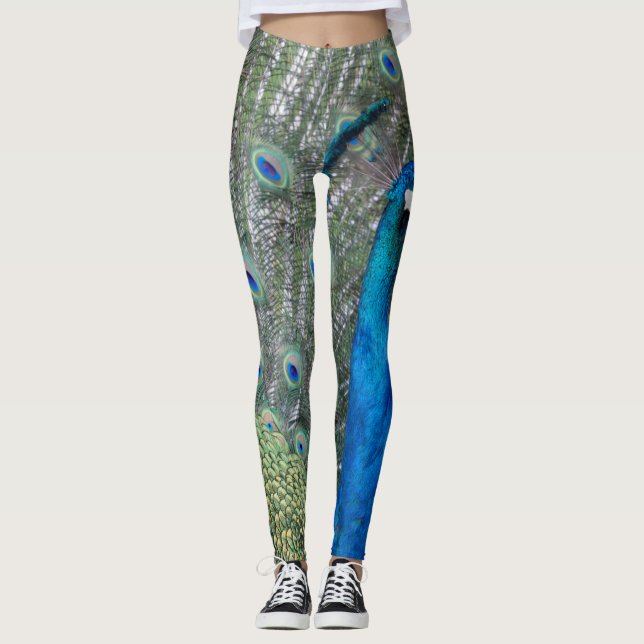 Peacock Photography Leggings (Front)