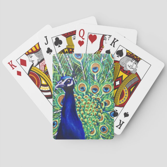 Peacock Playing Cards (Back)