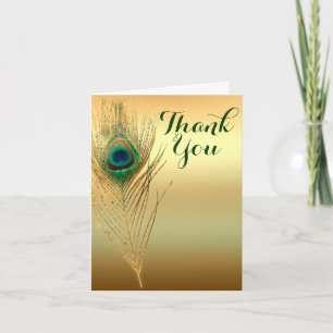 Peacock Plumes or Exotic Boho Chic Merci