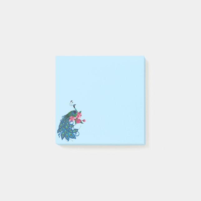 Peacock Post-it-Notes Post-it Notes (Front)