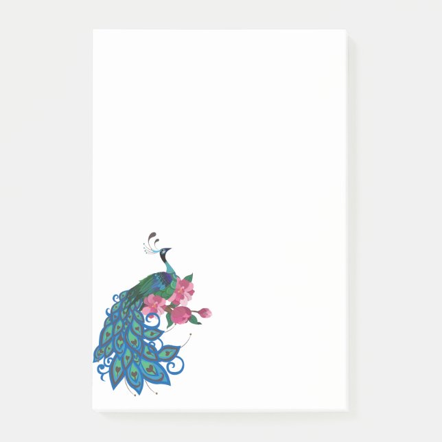 Peacock Post-it-Notes Post-it Notes (Front)