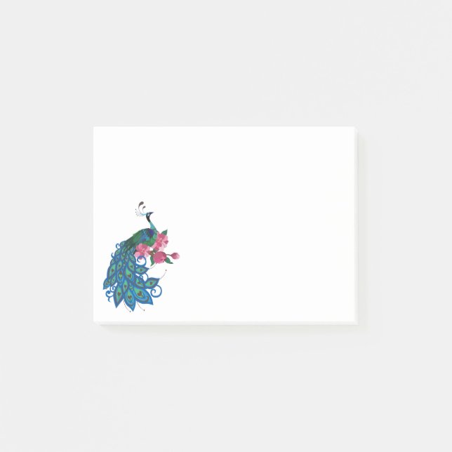 Peacock Post-it-Notes Post-it Notes (Front)