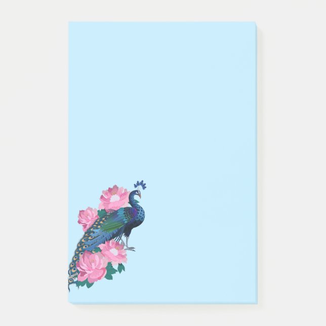 Peacock Post-it-Notes Post-it Notes (Front)