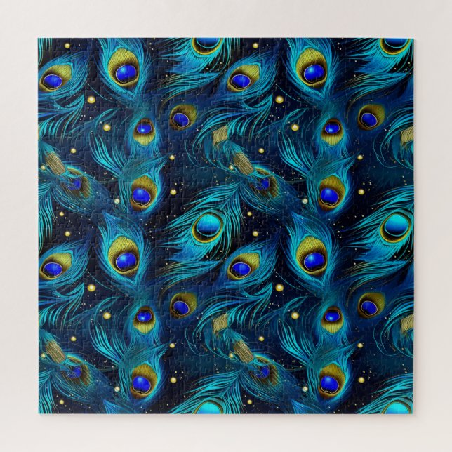 Peacock Pride Jigsaw Puzzle (Vertical)