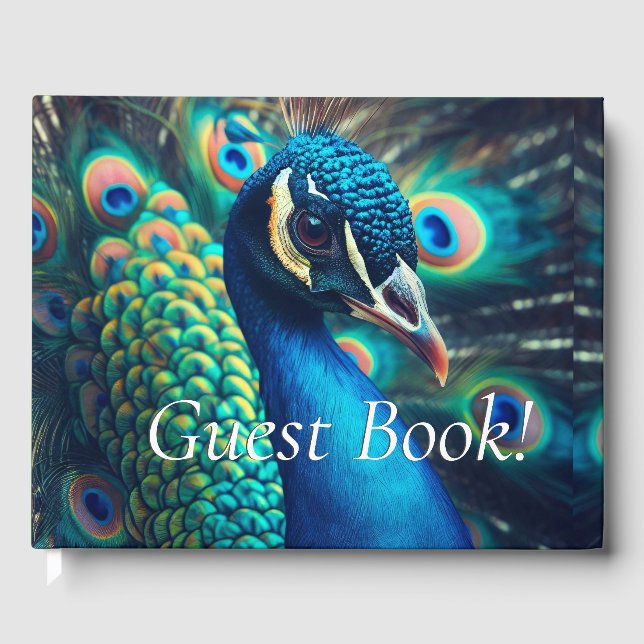 Peacock Profile Guest Book (Front)