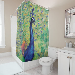 Peacock - Rideau de douche
