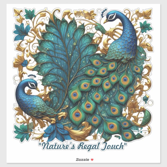 "Peacock’s Radiant Charm" (Sheet)