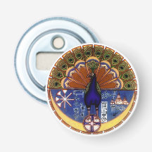 peacock Sample magnet 