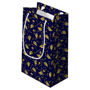 Peacock Sari Pattern Small Gift Bag