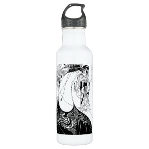 Peacock Skirt Beardsley Art Nouveau 710 Ml Water Bottle