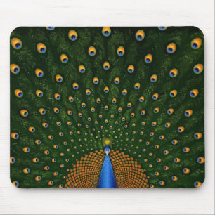 Peacock Spread Mousepad