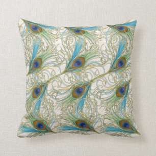 Peacock - SRF Throw Pillow
