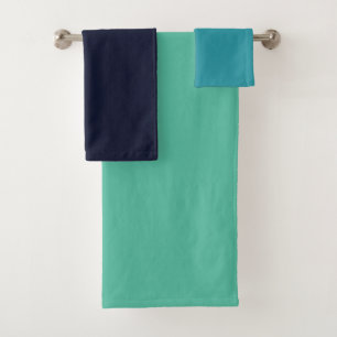 Peacock Stripes Bath Towel Set