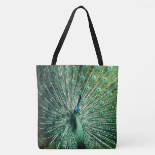 Peacock Strut  Tote Bag