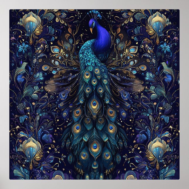 peacock style foil prints (Front)