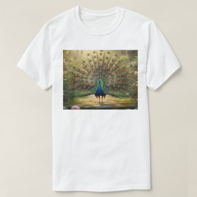 Peacock  T-Shirt (Design Front)