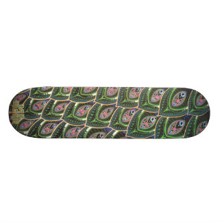 Peacock Tail Skateboard
