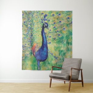 Peacock - Tapestry, Wall Art Tapestry
