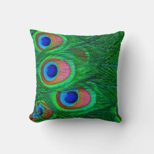 Peacock Throw Pillow