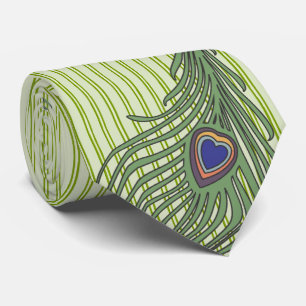 Peacock Tie For Weddings and Special Occasions
