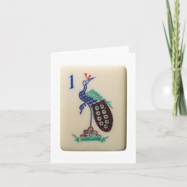 Peacock tile card (Front)