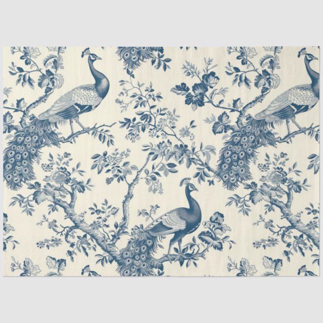 Peacock Tissue Paper (Front)