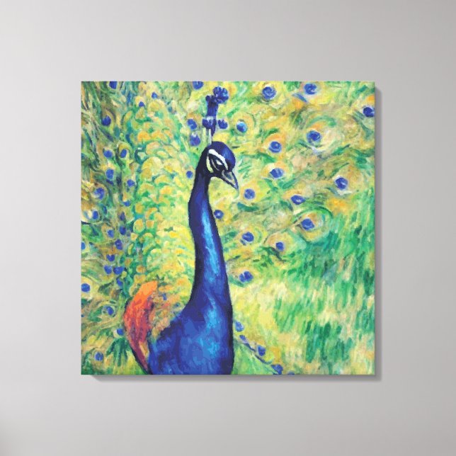 Peacock - Toile enveloppée (Recto)